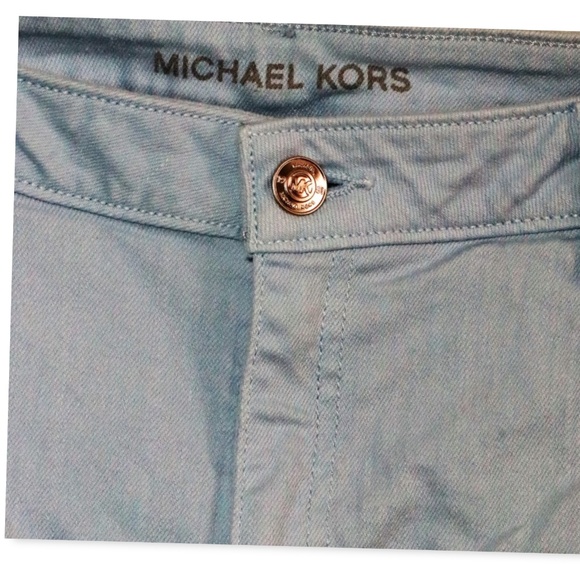MICHAEL KORS NWOT Baby Blue Denim JEANS Size 14 - Picture 5 of 6